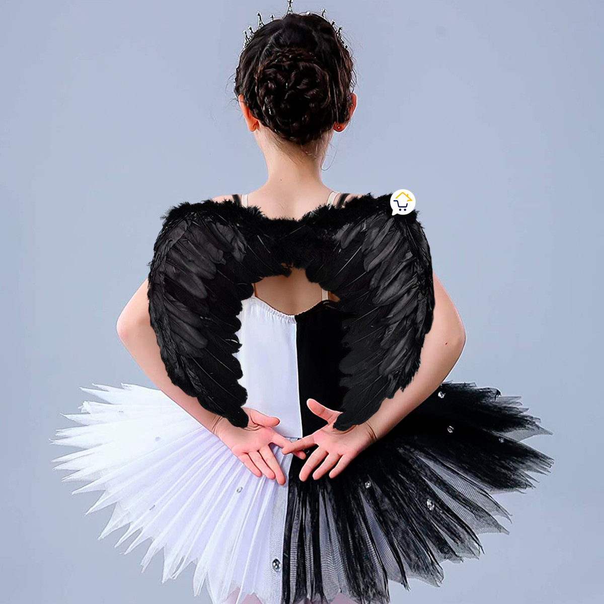 Miniatura 4 de Alas Angel Negras Pequeñas AF483NP